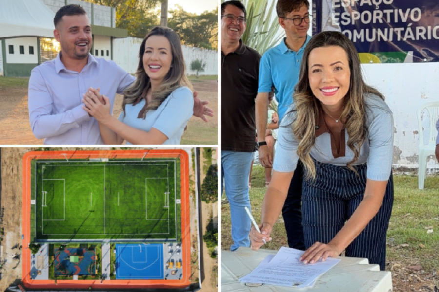 Flavinha articula R$ 1,5 milhão e Colíder recebe ordem de serviço para construção de centro esportivo comunitário
